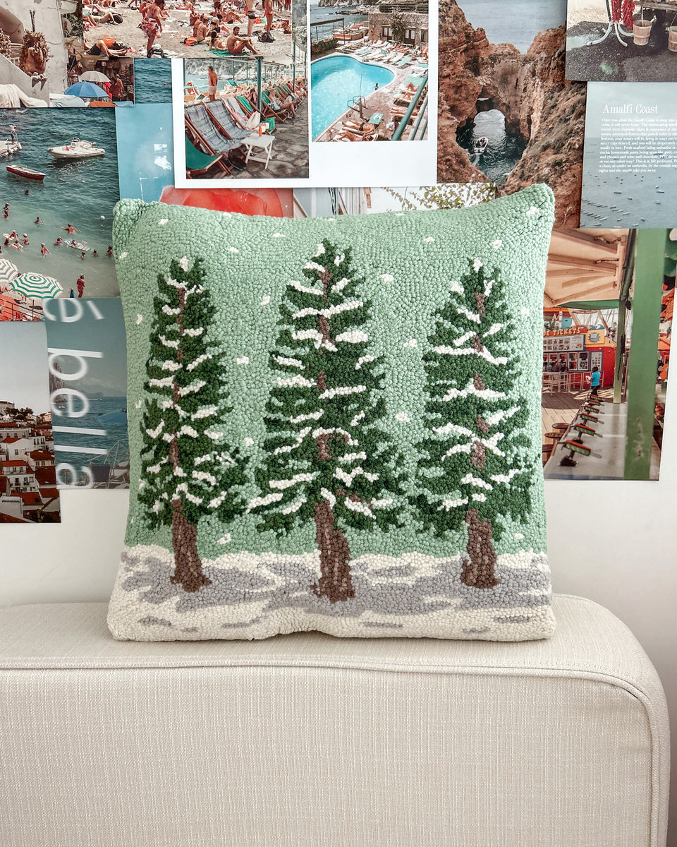 Christmas Tree Hook Pillow Off Tropic