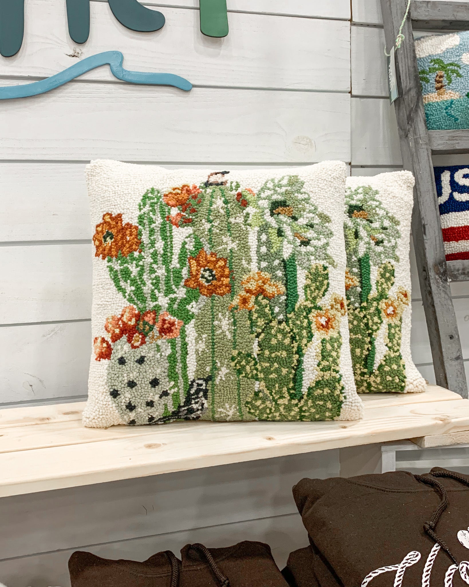 Desert Cactus Hook Pillow